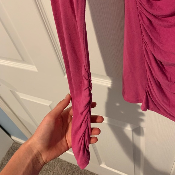 New York and Company Pink Turtleneck - Picture 3 of 5